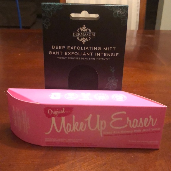 Deep exfoliating mitt and makeup eraser - Picture 1 of 1